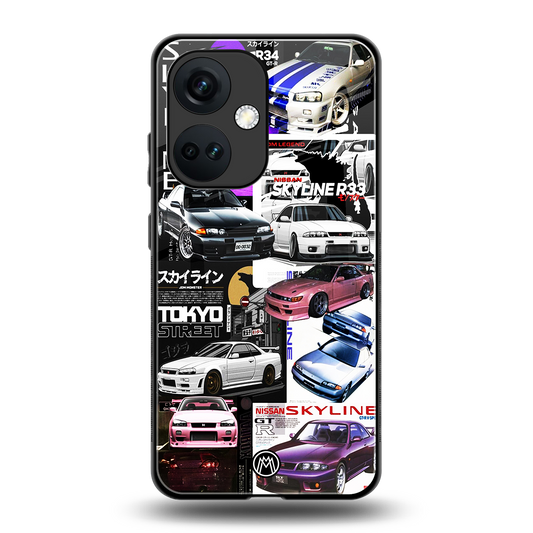 japan core back phone cover | glass case for oneplus nord ce 3