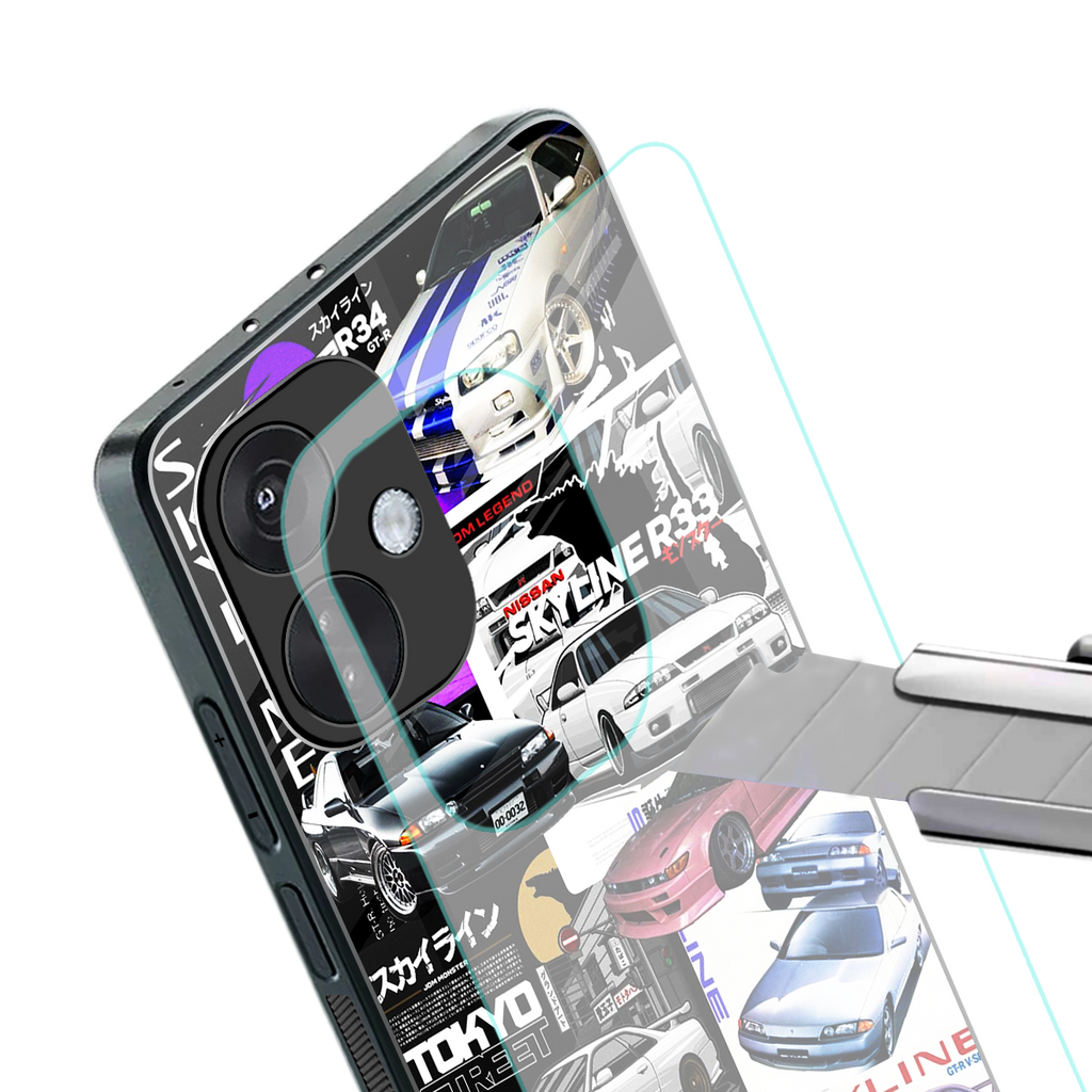japan core back phone cover | glass case for oneplus nord ce 3