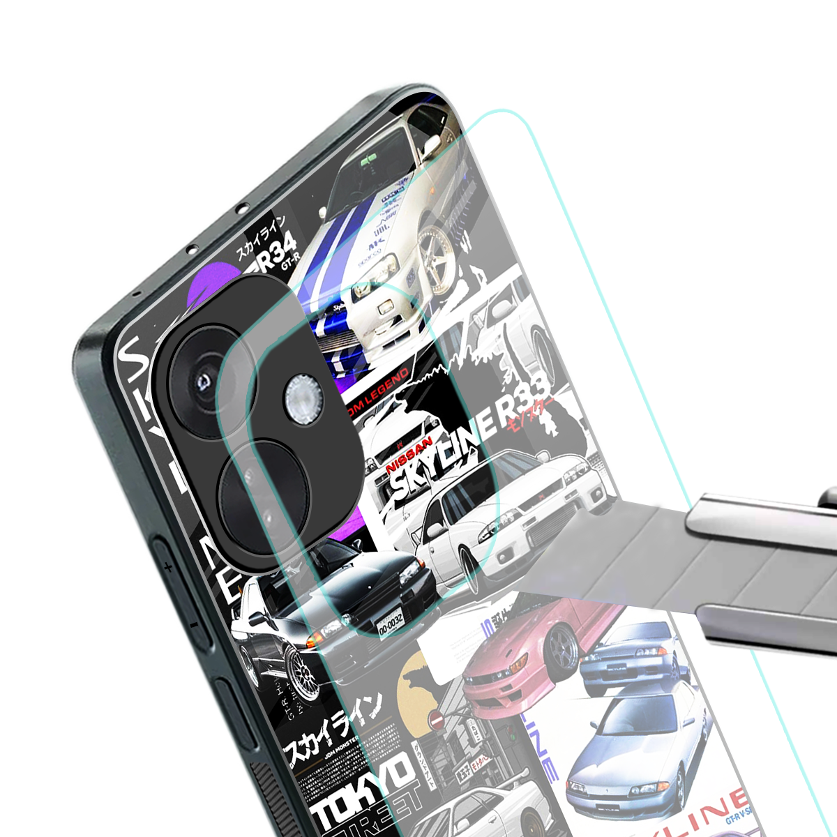 japan core back phone cover | glass case for oneplus nord ce 3