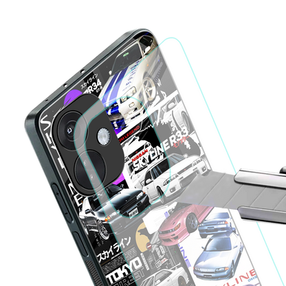 japan core back phone cover | glass case for oneplus nord ce 3