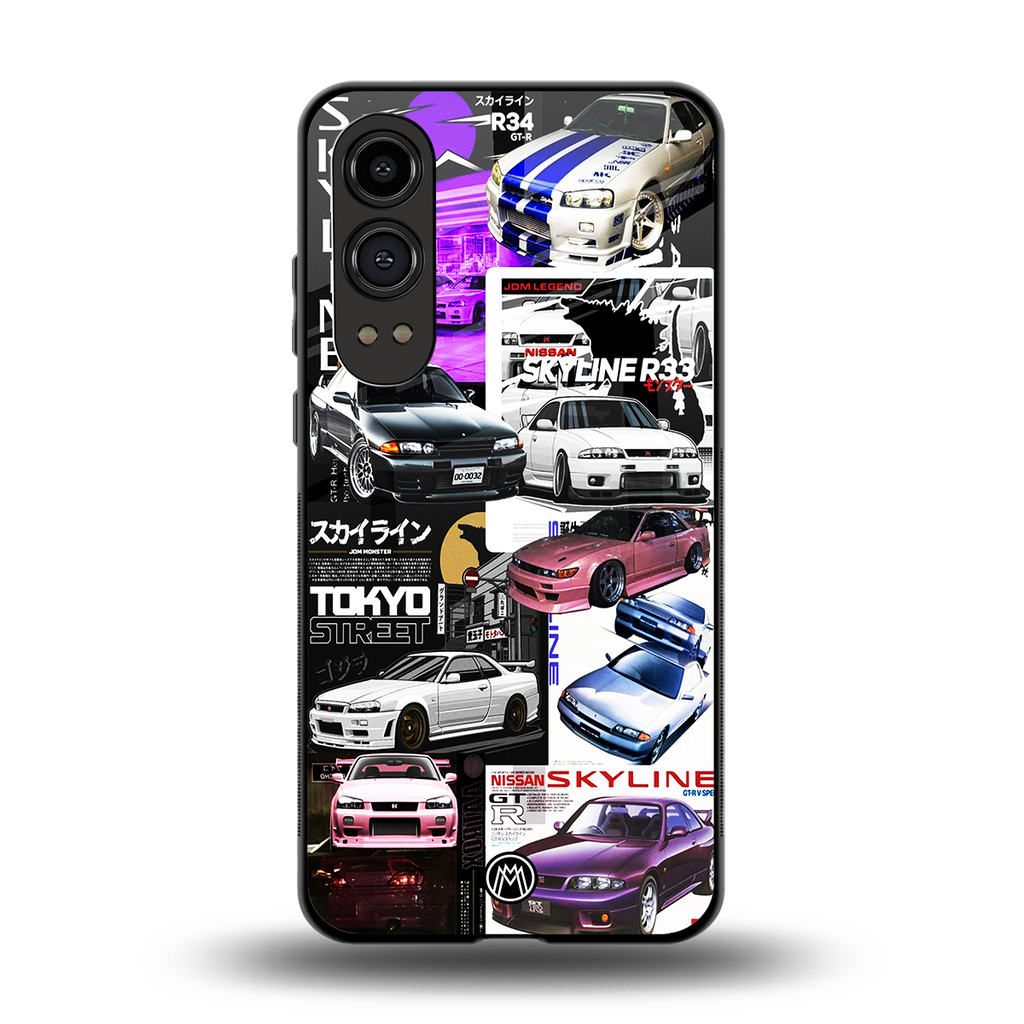 japan core back phone cover | glass case for oneplus nord ce 4 lite