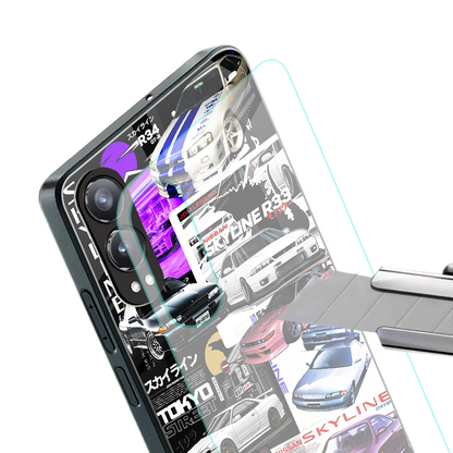 japan core back phone cover | glass case for oneplus nord ce 4 lite
