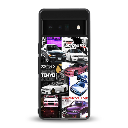 japan core back phone cover | glass case for google pixel 6 pro