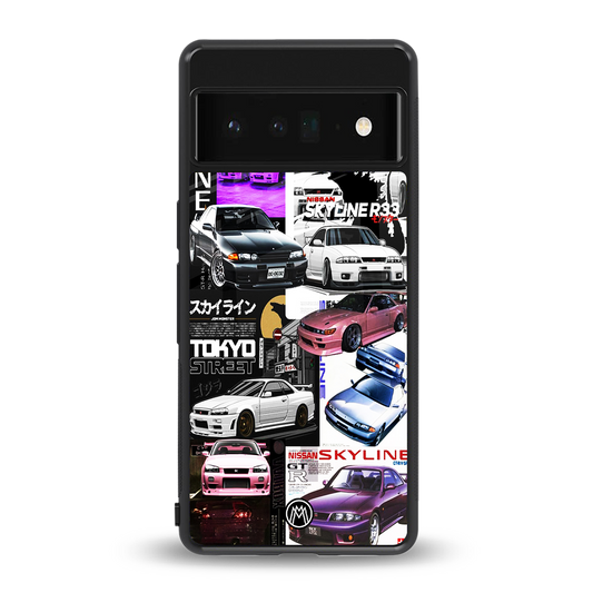 japan core back phone cover | glass case for google pixel 6 pro