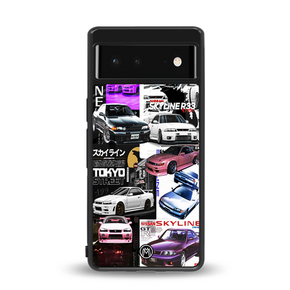 japan core back phone cover | glass case for Google Pixel 6A