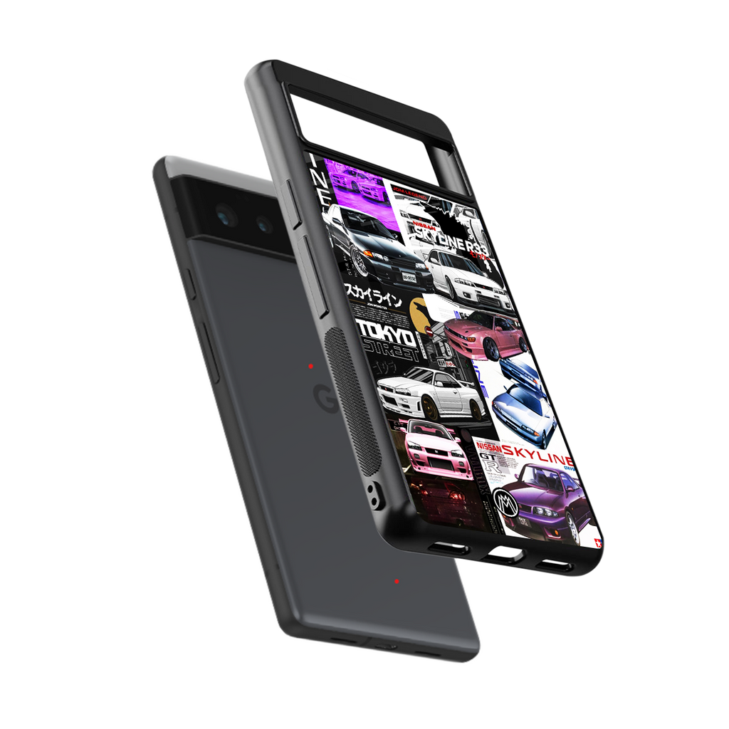 japan core back phone cover | glass case for google pixel 6