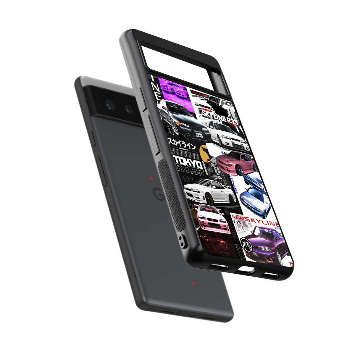 japan core back phone cover | glass case for google pixel 6