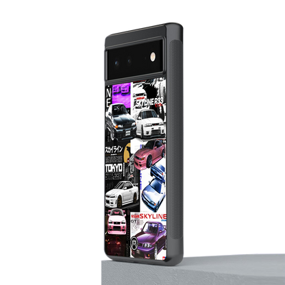 japan core back phone cover | glass case for Google Pixel 6A