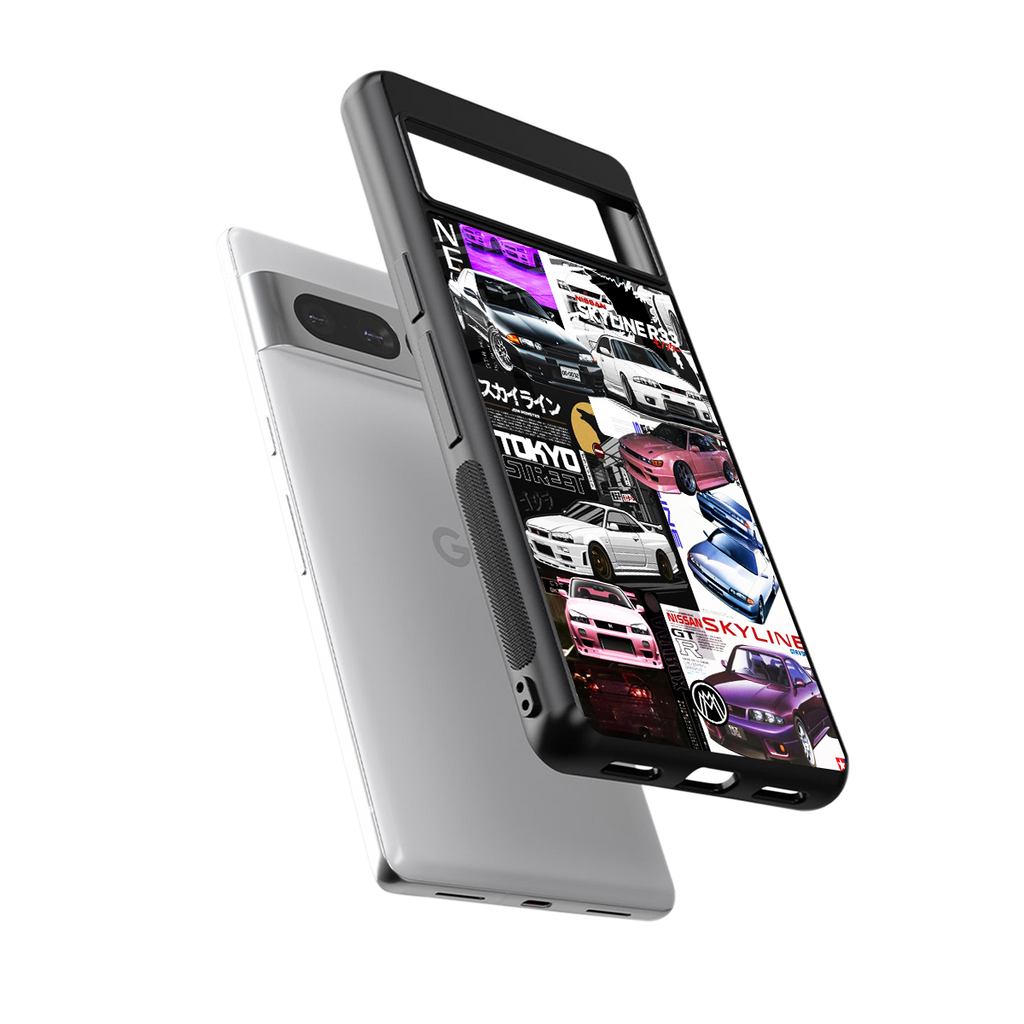 japan core back phone cover | glass case for google pixel 7 pro