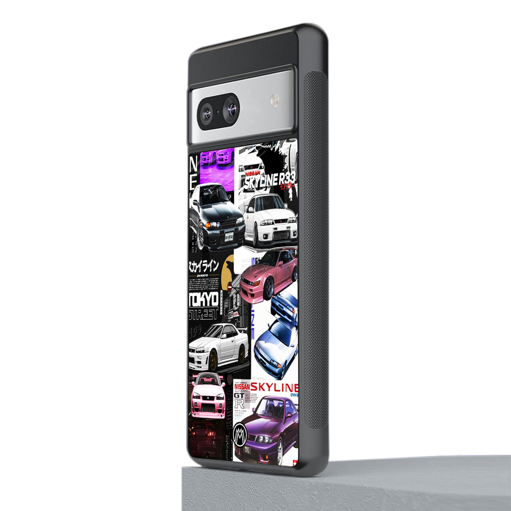 japan core back phone cover | glass case for Google Pixel 7