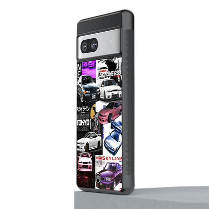japan core back phone cover | glass case for Google Pixel 7