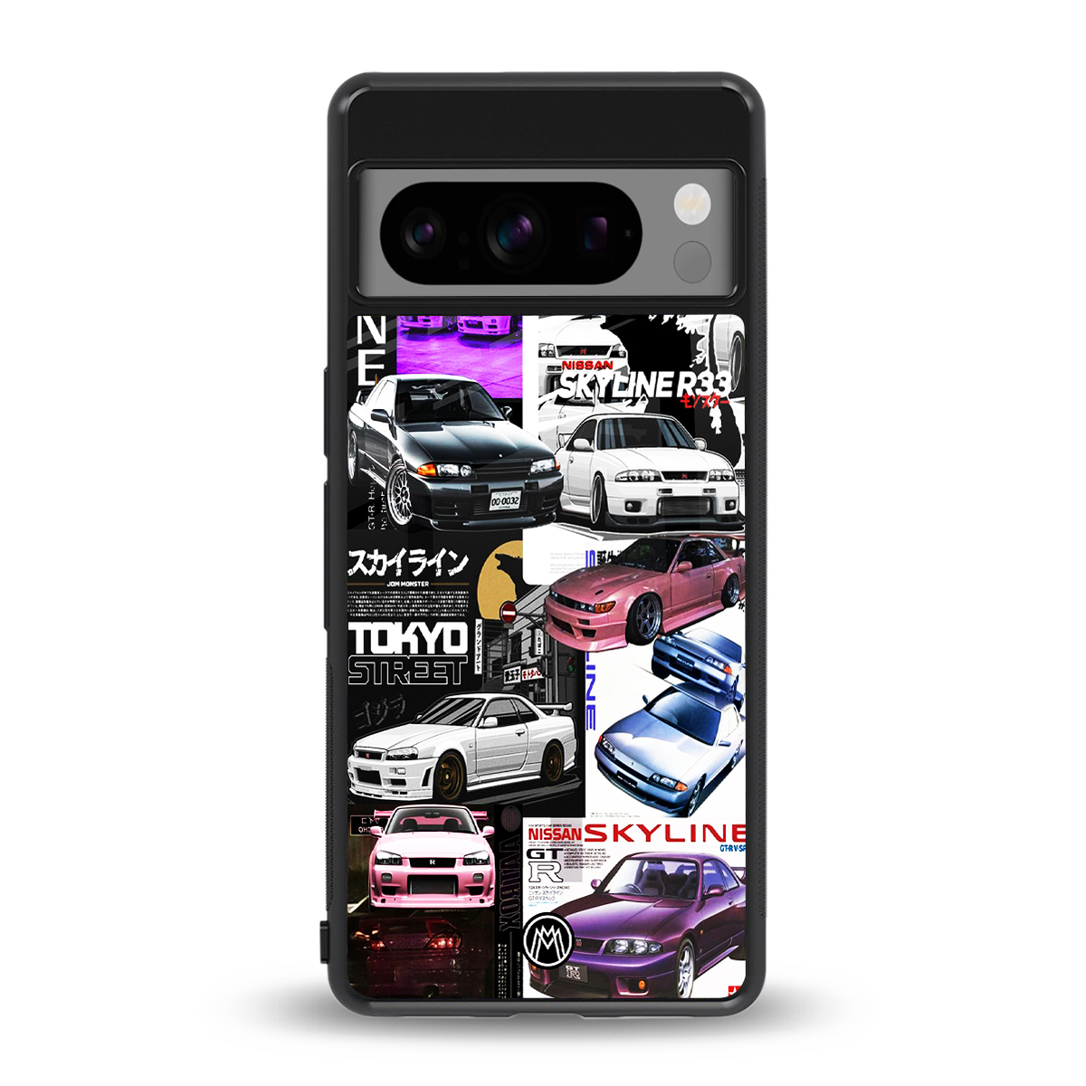 japan core back phone cover | glass case for google pixel 8 pro