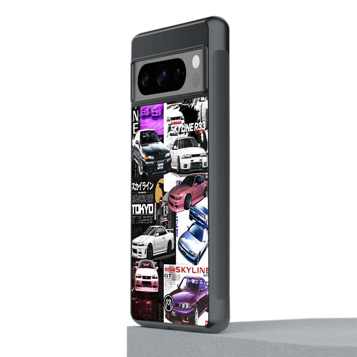 japan core back phone cover | glass case for google pixel 8 pro
