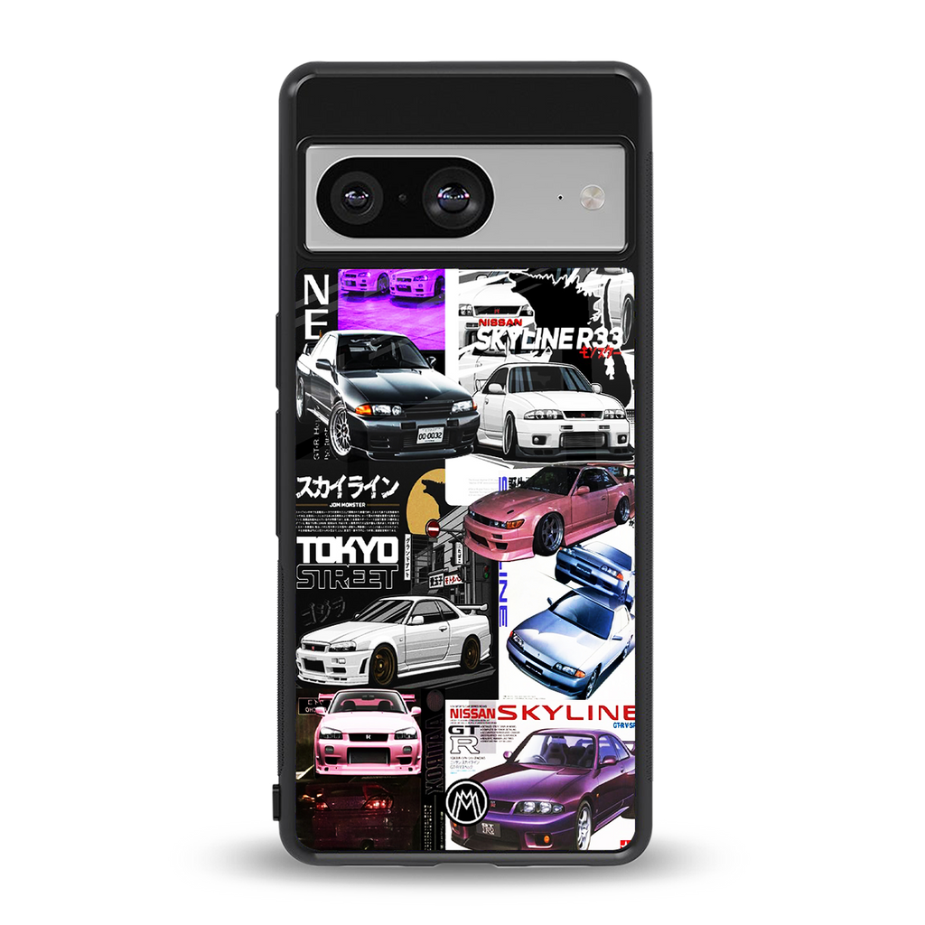 japan core back phone cover | glass case for Google Pixel 8