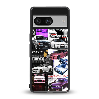 japan core back phone cover | glass case for Google Pixel 8