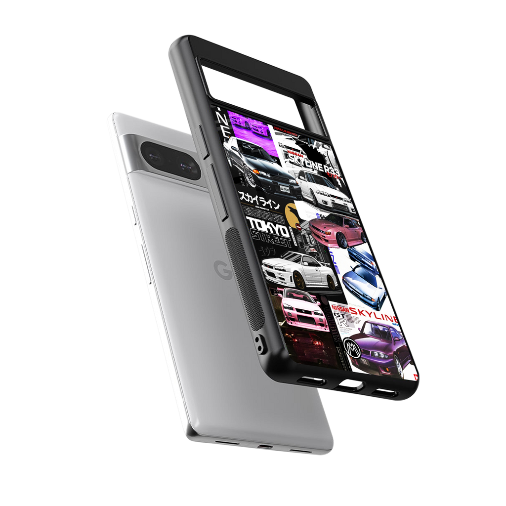 japan core back phone cover | glass case for Google Pixel 8
