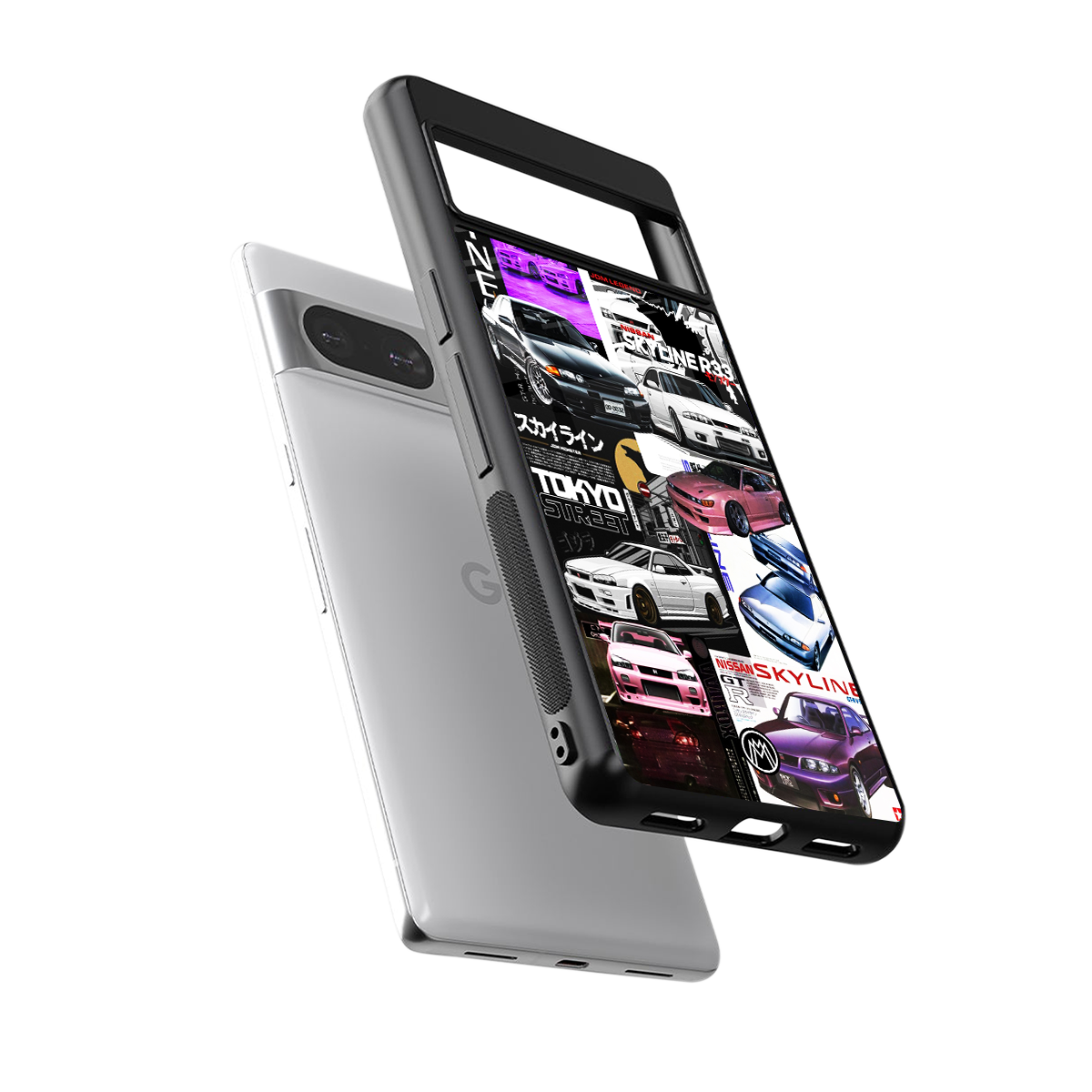 japan core back phone cover | glass case for Google Pixel 8