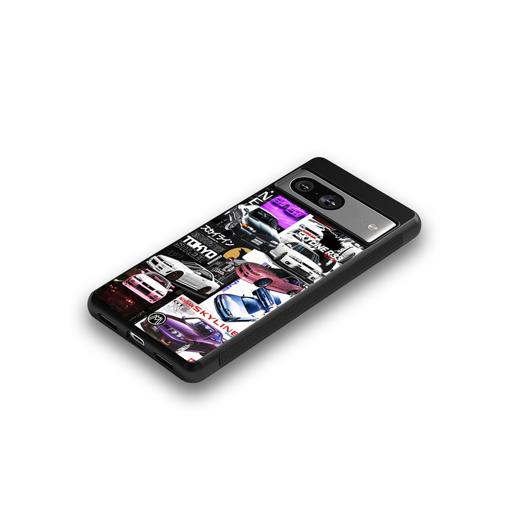 japan core back phone cover | glass case for Google Pixel 8
