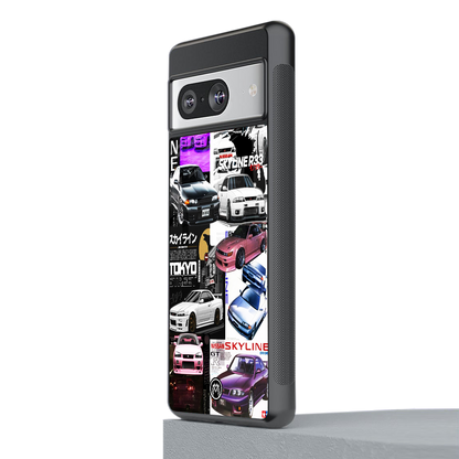 japan core back phone cover | glass case for Google Pixel 8