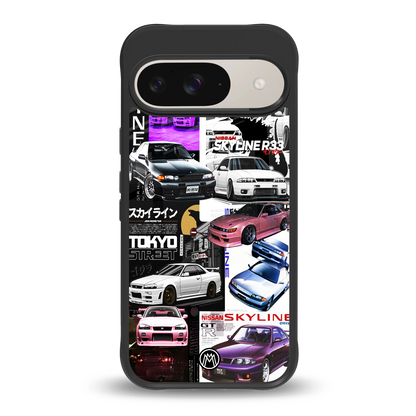 japan core back phone cover | glass case for google pixel 9