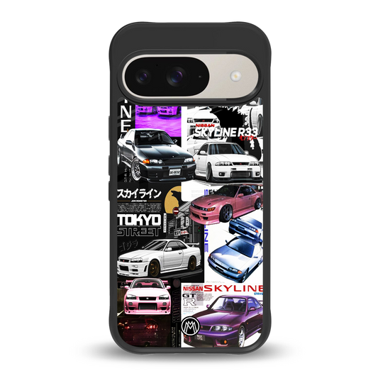 japan core back phone cover | glass case for google pixel 9