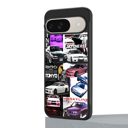 japan core back phone cover | glass case for google pixel 9