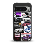 japan core back phone cover | glass case for google pixel 9 pro