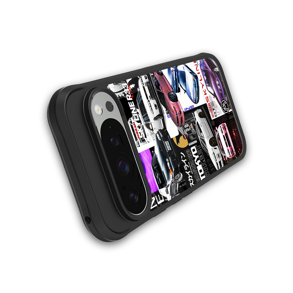 japan core back phone cover | glass case for google pixel 9 pro