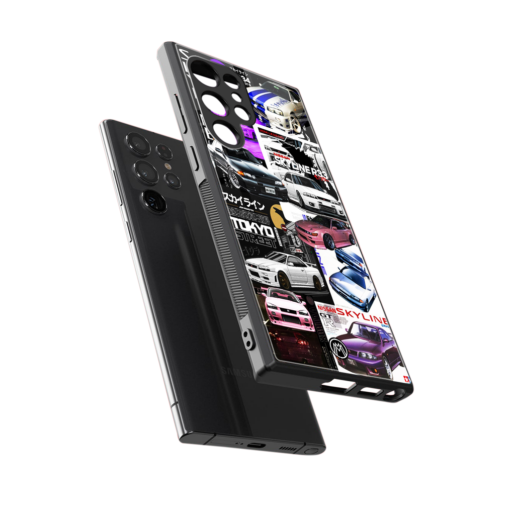japan core back phone cover | glass case for samsung galaxy s23 ultra