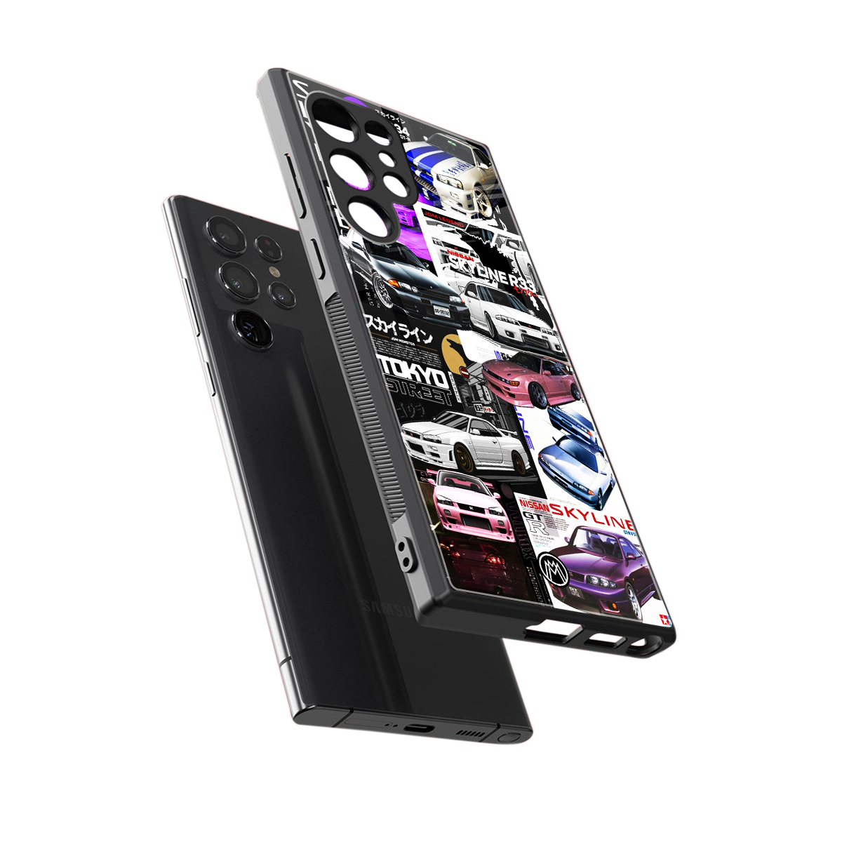 japan core back phone cover | glass case for samsung galaxy s23 ultra