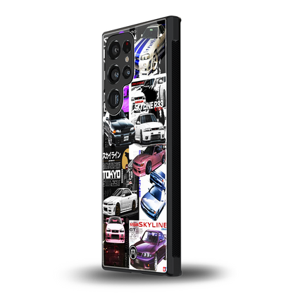 japan core back phone cover | glass case for samsung galaxy s23 ultra