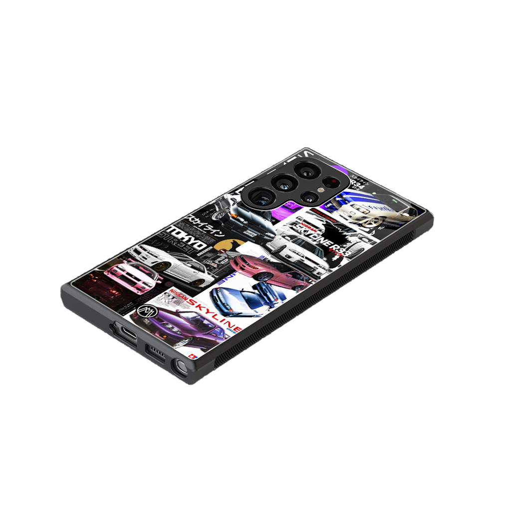 japan core back phone cover | glass case for samsung galaxy s23 ultra