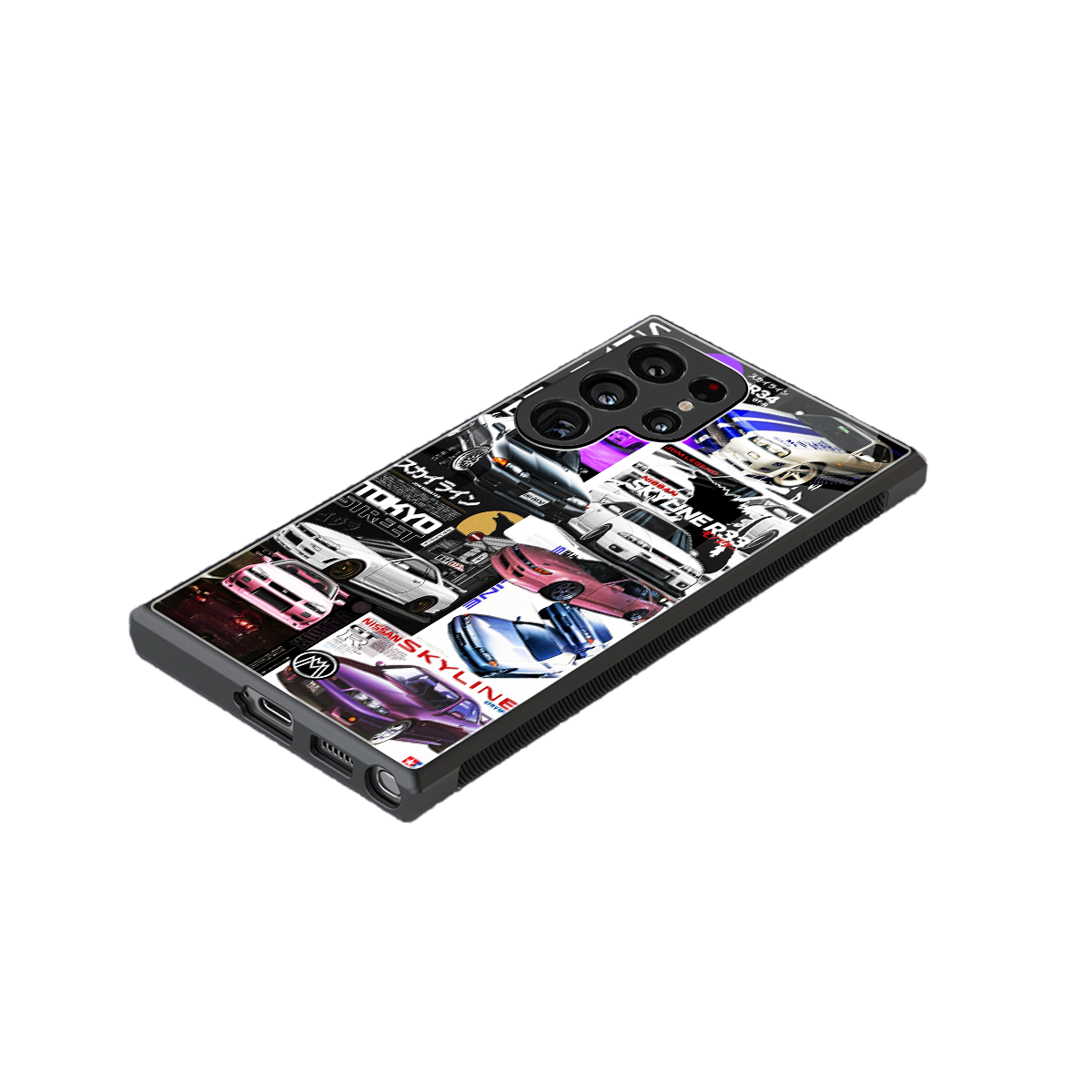 japan core back phone cover | glass case for samsung galaxy s23 ultra