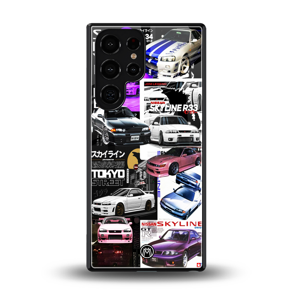 japan core back phone cover | glass case for samsung galaxy s25 ultra