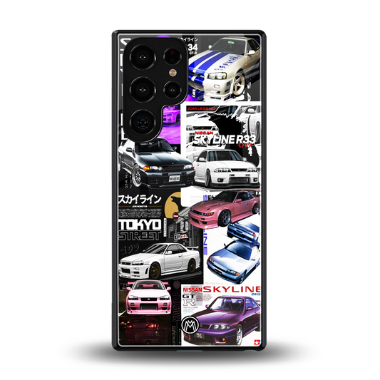 japan core back phone cover | glass case for samsung galaxy s25 ultra
