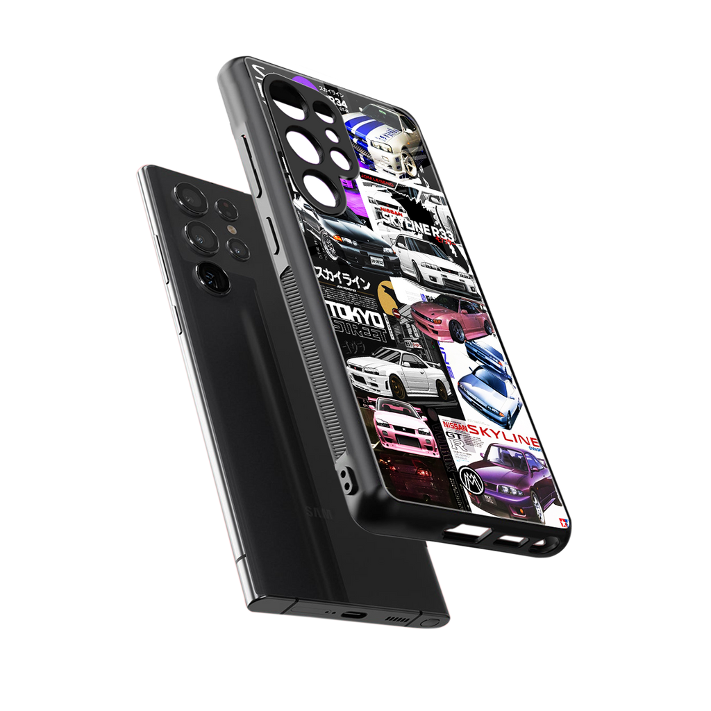 japan core back phone cover | glass case for samsung galaxy s25 ultra
