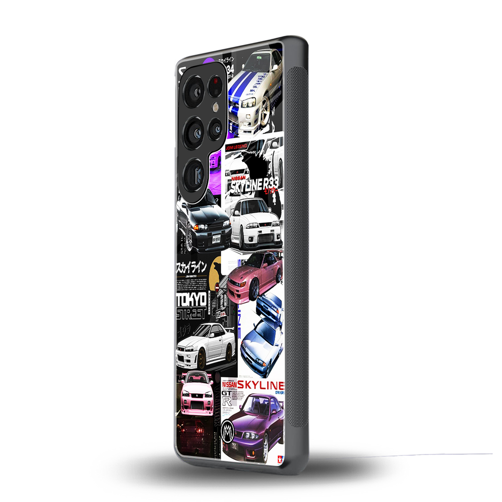 japan core back phone cover | glass case for samsung galaxy s25 ultra