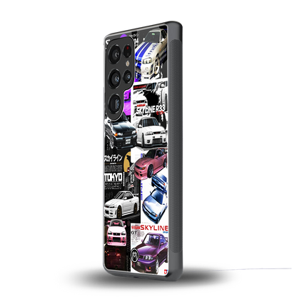 japan core back phone cover | glass case for samsung galaxy s25 ultra