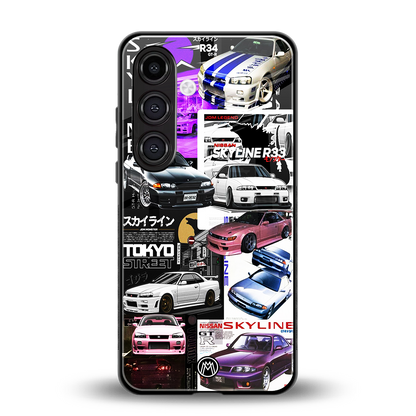 japan core back phone cover | glass case for samsung galaxy s24 plus