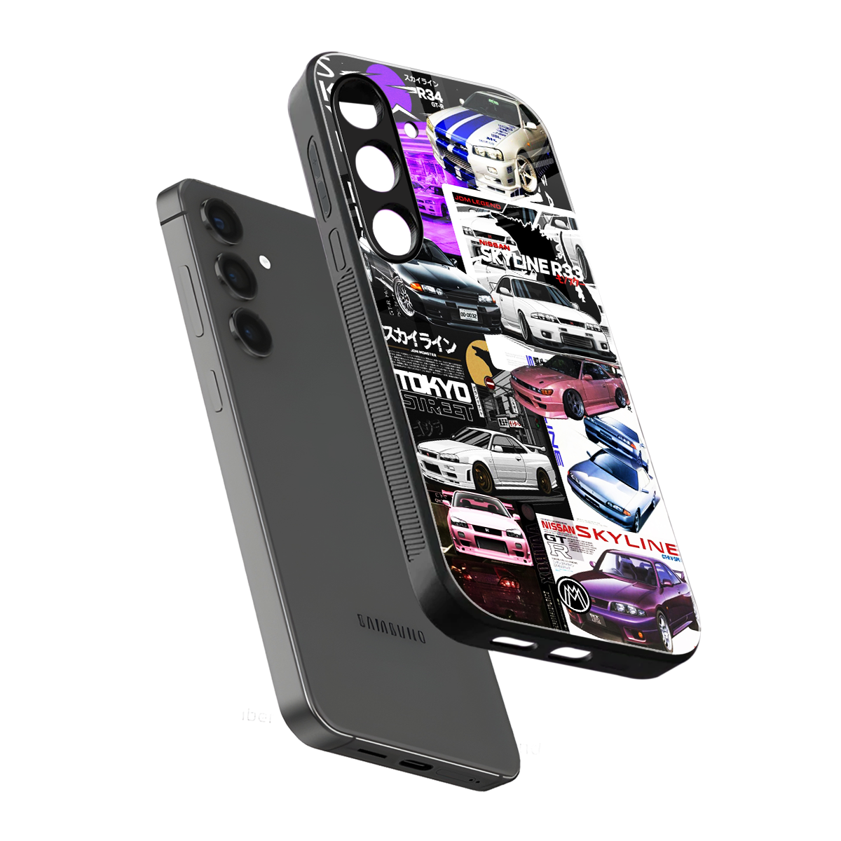 japan core back phone cover | glass case for samsung galaxy s23 plus