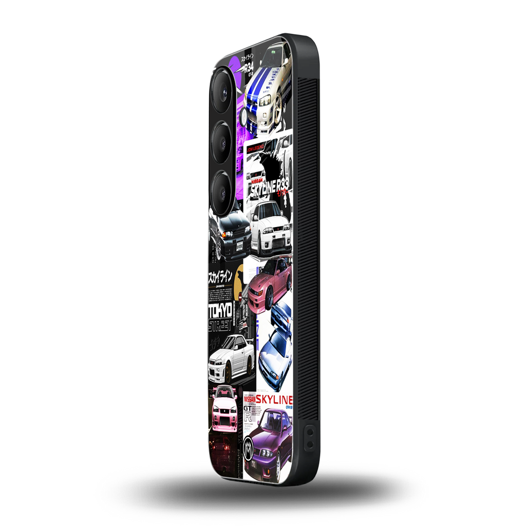 japan core back phone cover | glass case for samsung galaxy s25 plus