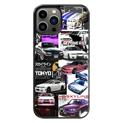 Premium Glass Back Mobile Phone Cover for iPhone, Samsung, OnePlus, Google Pixel, Redmi, Oppo, Vivo & Realme