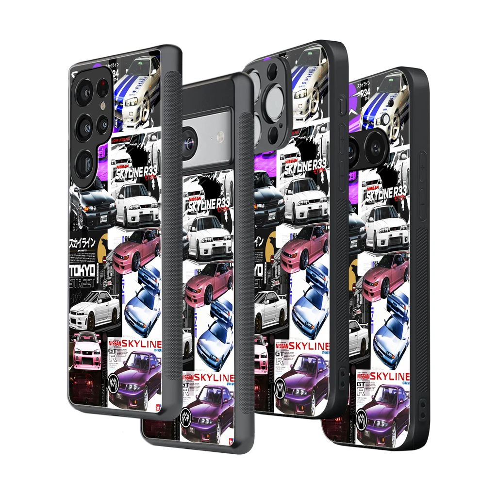 Stylish Glass Back Case for All Smartphones – iPhone, Samsung, OnePlus, Pixel, Redmi, Oppo, Vivo, Motorola