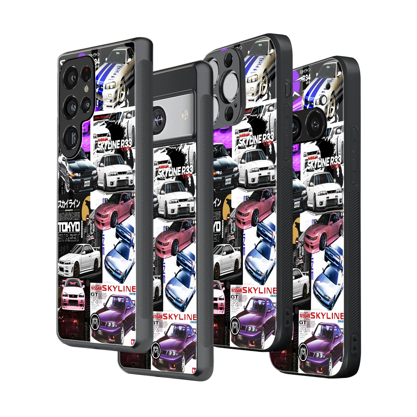 Stylish Glass Back Case for All Smartphones – iPhone, Samsung, OnePlus, Pixel, Redmi, Oppo, Vivo, Motorola