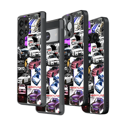 Stylish Glass Back Case for All Smartphones – iPhone, Samsung, OnePlus, Pixel, Redmi, Oppo, Vivo, Motorola