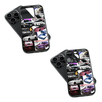 Trendy Glass Back Mobile Case for iPhone, Samsung, Redmi, OnePlus, Google Pixel, Motorola