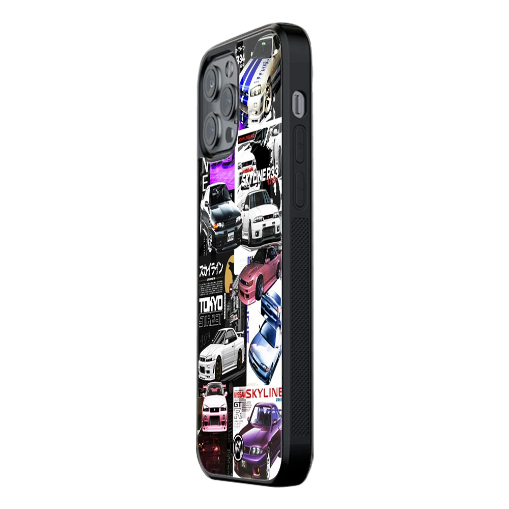 Slim Glass Back Phone Case for Multiple Brands – iPhone, Samsung, Redmi, OnePlus, Oppo, Vivo