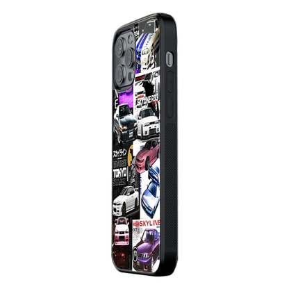 Slim Glass Back Phone Case for Multiple Brands – iPhone, Samsung, Redmi, OnePlus, Oppo, Vivo