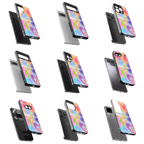 Durable Glass Back Mobile Case for iPhone, Samsung, OnePlus, Google Pixel, Redmi, Vivo, Oppo