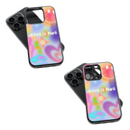 Trendy Glass Back Mobile Case for iPhone, Samsung, Redmi, OnePlus, Google Pixel, Motorola